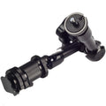 Black all-metal 7-inch magic friction arm for DSLR cameras with mounting attachments