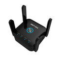 PIXLINK AC24 white dual band wireless WiFi extender router with UK power plug