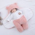 Quilted baby sleeping bag wrapper in cotton blend fabric available in multiple colours and sizes