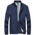 Kentino mens long sleeve sunscreen shirt in blue grey navy colours