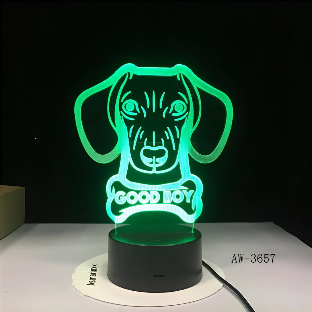 Gradient colour remote control LED table lamp with acrylic shade on ABS base.