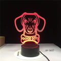 Gradient colour remote control LED table lamp with acrylic shade on ABS base.