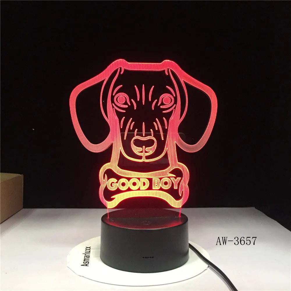 Gradient colour remote control LED table lamp with acrylic shade on ABS base.