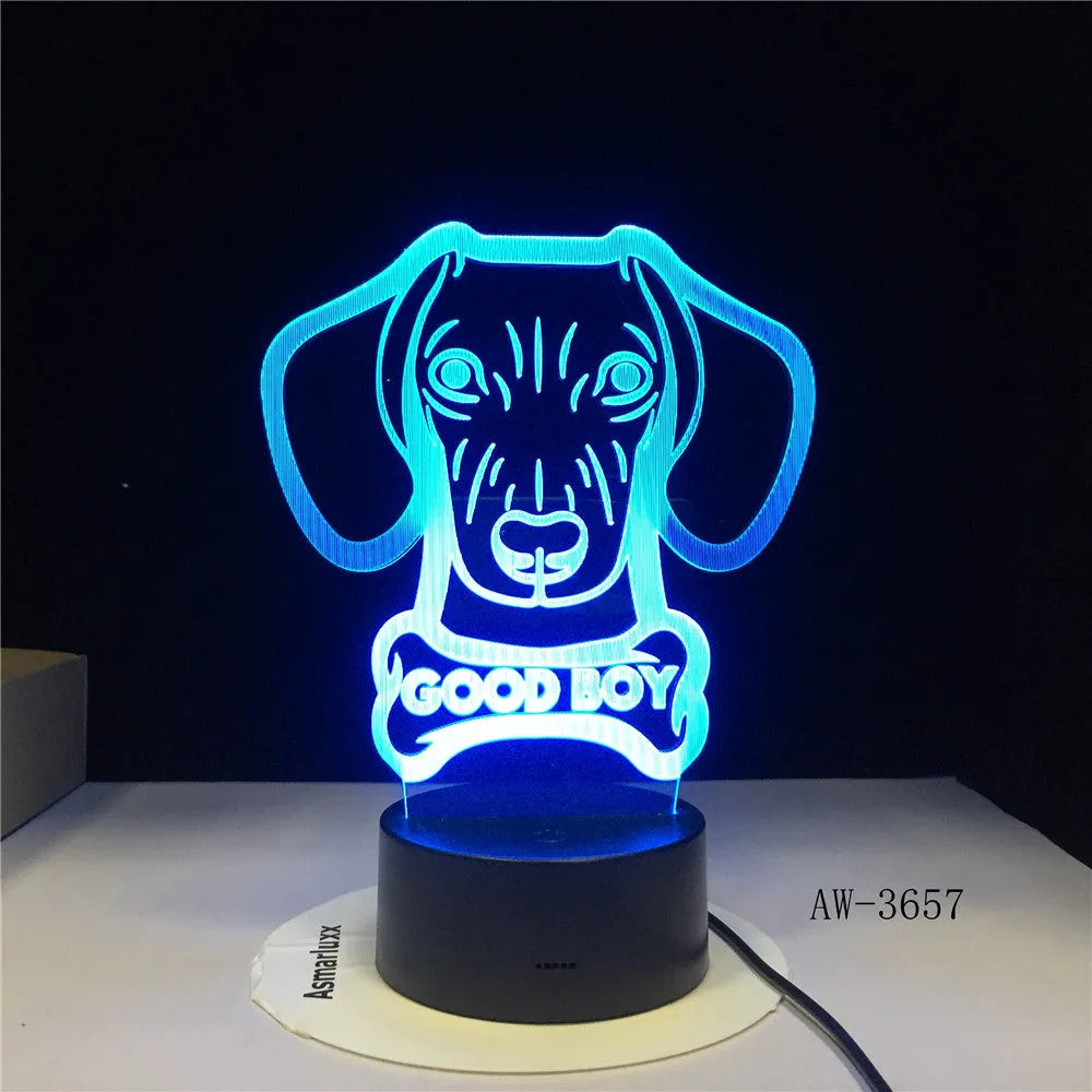 Gradient colour remote control LED table lamp with acrylic shade on ABS base.