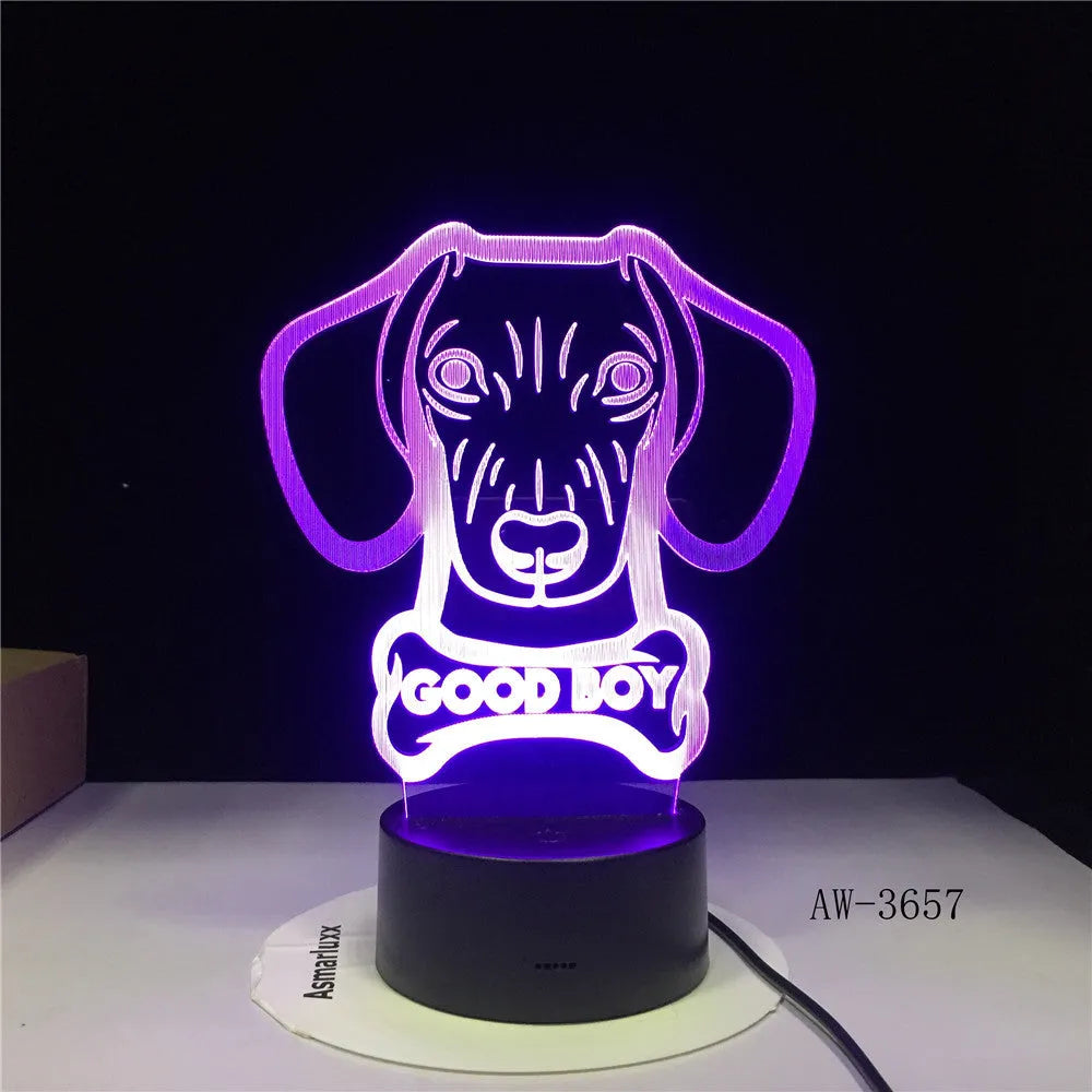 Gradient colour remote control LED table lamp with acrylic shade on ABS base.