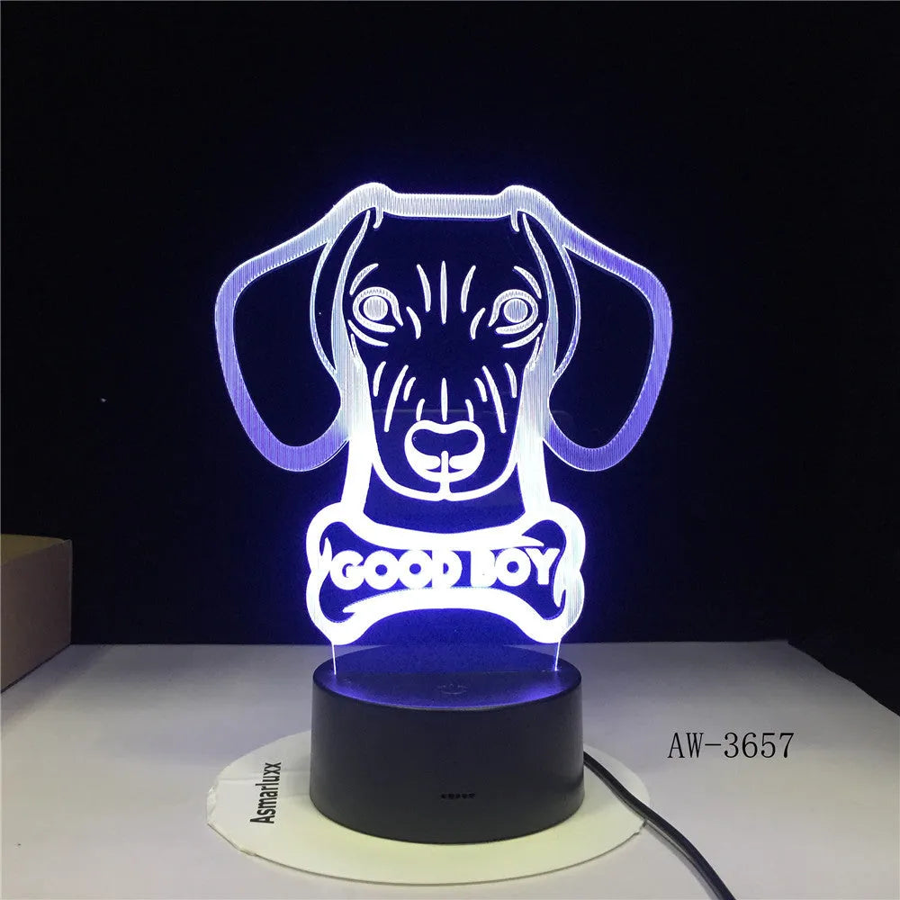 Gradient colour remote control LED table lamp with acrylic shade on ABS base.