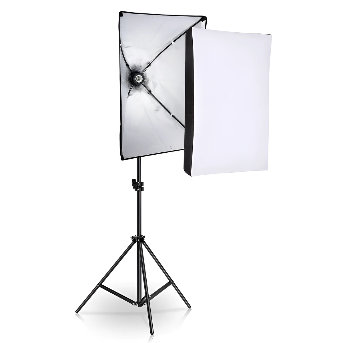 LIBEN 50x70cm soft light box on a 2 metre stand for iPhone photography and live streaming