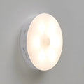Wireless body sensing LED lights with rotation induction for automatic cabinet and hallway lighting