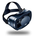 Black VRG Pro 3D VR glasses for 5 to 7 inch smartphones with PMMA aspheric lenses and adjustable pupil distance
