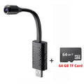 U21 wireless surveillance camera with portable USB monitor showing 1080P HD resolution and PIR motion sensor