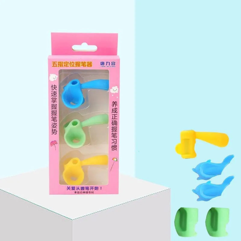 Children's pen holder orthosis with writing corrector for kindergarten writing practice
