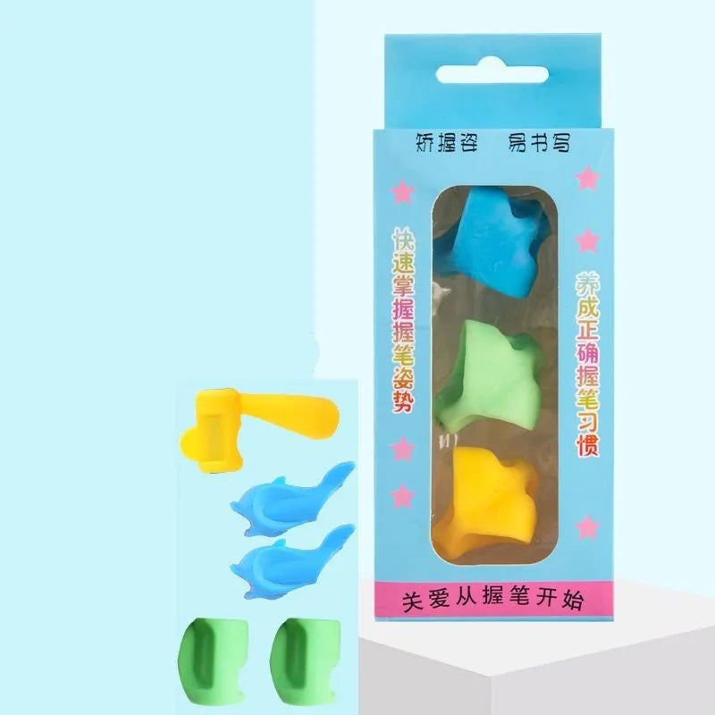 Children's pen holder orthosis with writing corrector for kindergarten writing practice