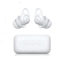White soft silicone ear plugs with independent packing for noise reduction and sound insulation