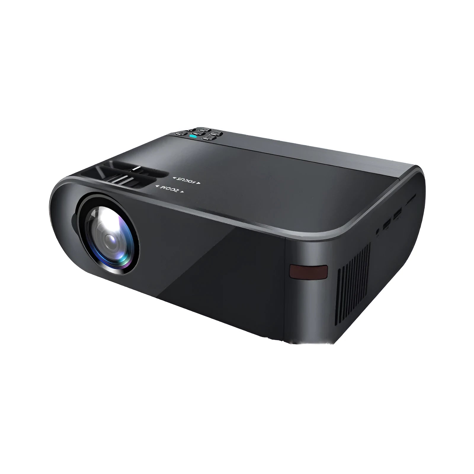 Portable WiFi projector with Android system and AI voice control for wireless same-screen projection