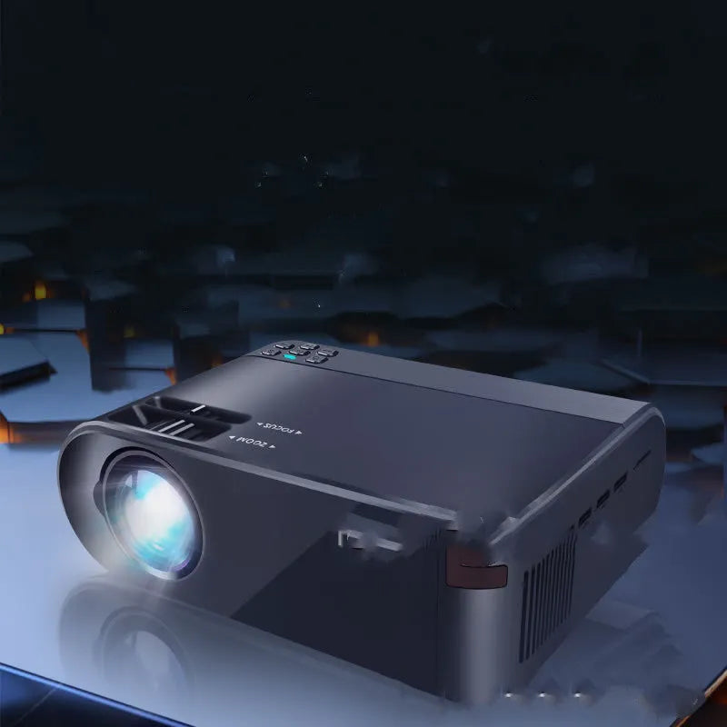 Portable WiFi projector with Android system and AI voice control for wireless same-screen projection