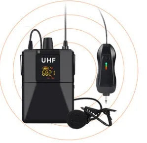 Little Bee X3 black wireless lavalier microphone with clip for smartphone content creation