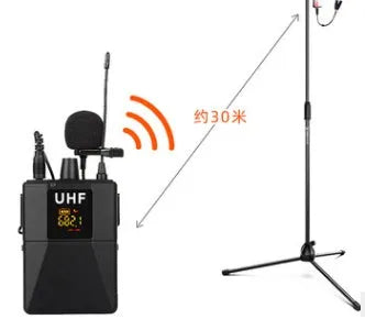Little Bee X3 black wireless lavalier microphone with clip for smartphone content creation