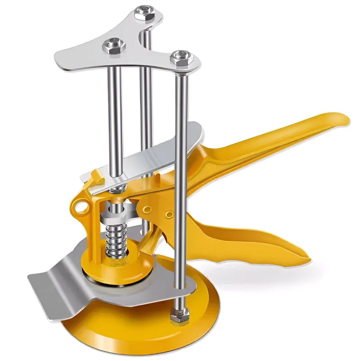 Adjustable height tile raising locator tool for concrete processing measuring 23.5 by 6.5 centimetres