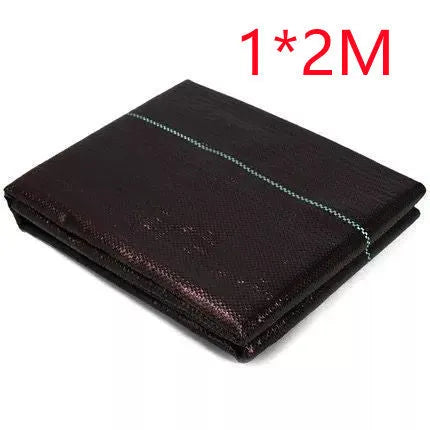 Black composite woven PE weed-proof cloth for farmland ground cover in multiple size options