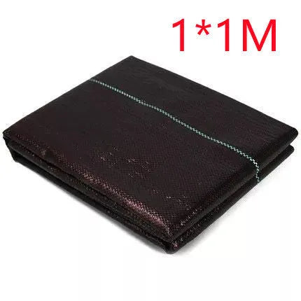 Black composite woven PE weed-proof cloth for farmland ground cover in multiple size options