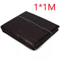 Black composite woven PE weed-proof cloth for farmland ground cover in multiple size options