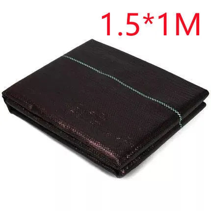 Black composite woven PE weed-proof cloth for farmland ground cover in multiple size options