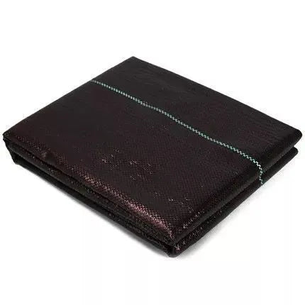 Black composite woven PE weed-proof cloth for farmland ground cover in multiple size options