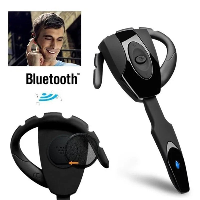 Single ear business Bluetooth headset with hanging ear design in multiple colour options