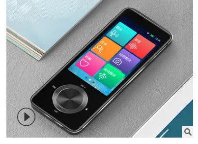 M9 portable language translator device in gold or silver grey colour with photo translation capability