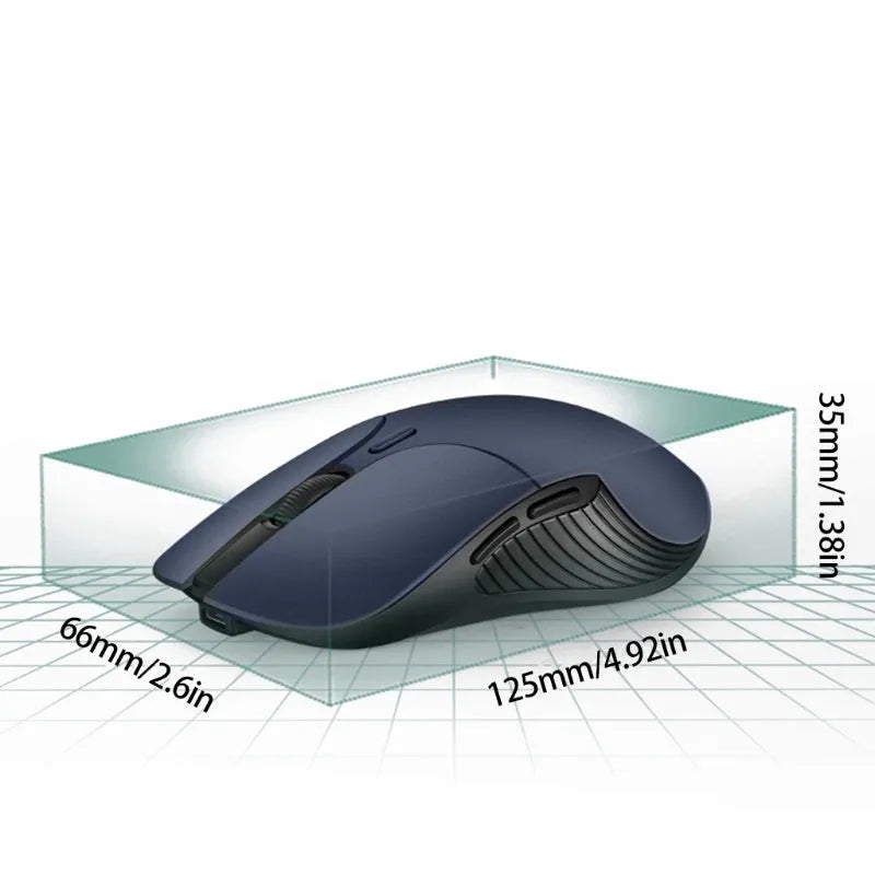 Blue smart voice mouse with wireless receiver and voice translation function
