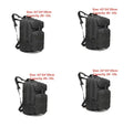 Tactical backpack 45L in camouflage or solid colours, waterproof Oxford cloth, double shoulder rucksack for hiking and camping.