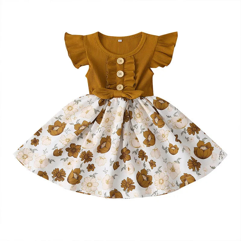 Sleeveless summer dress for toddler girl in multiple colours and sizes 80cm to 120cm.