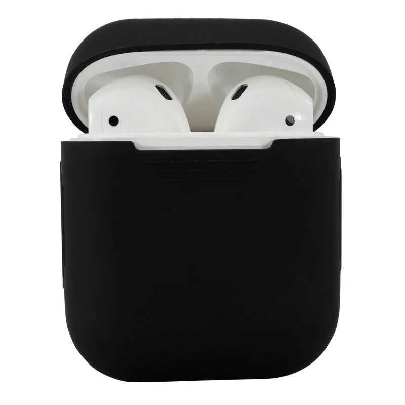 Silicone protective cover for Apple AirPods 2 wireless headphones in multiple colour options