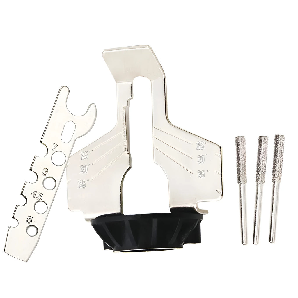 Silver metal electric chain grinding machine for band saw blades with 20mm length