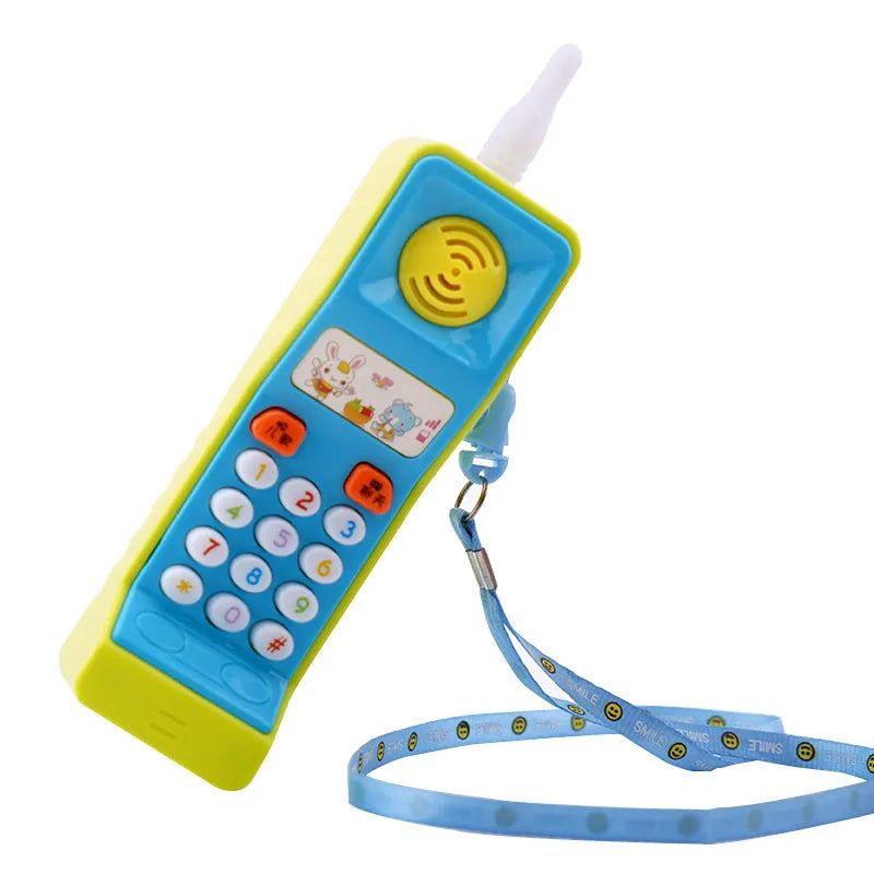 Educational toy with cartoon animal design featuring sound and light functions for children 3 years and older