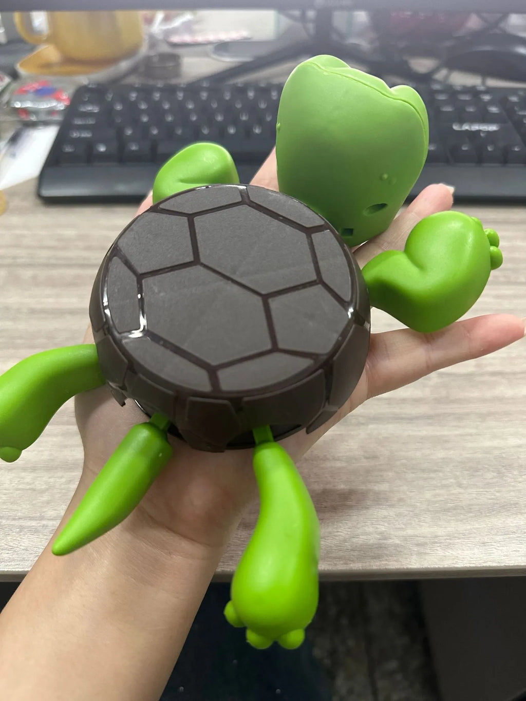ABS turtle coaster in creative design with heat insulation properties