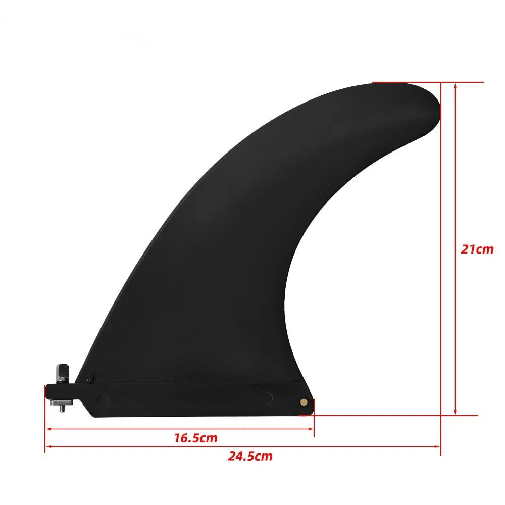 Heytur YQ310 SUP paddle removable water dispenser fins with large fish design on plastic construction