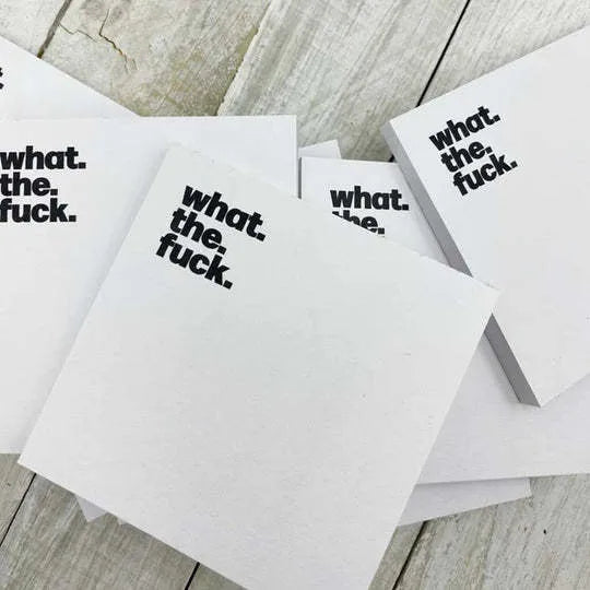 Square 75mm self-adhesive note paper with English text design options