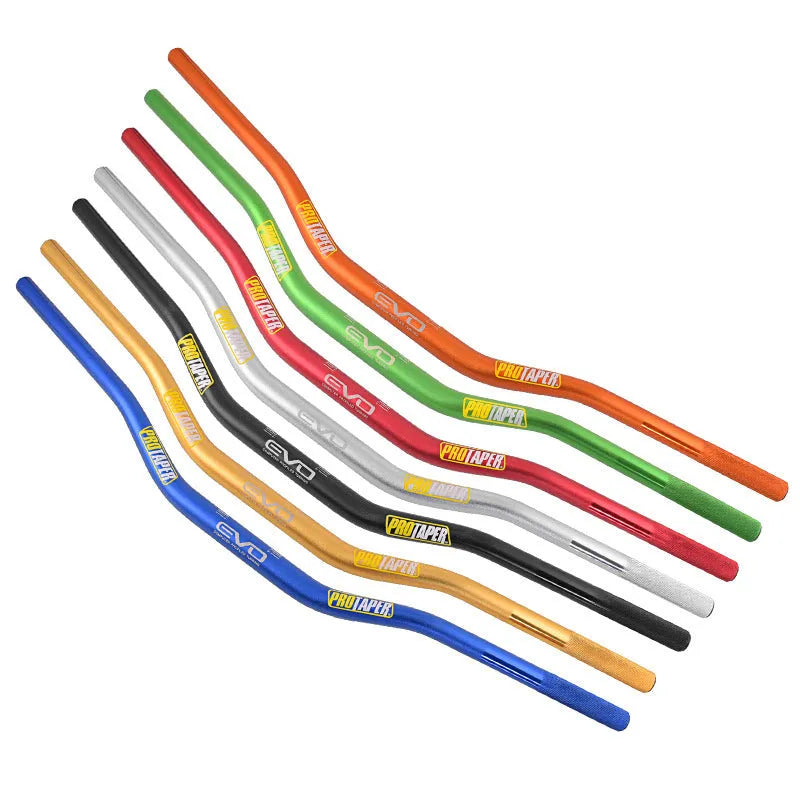 EVO orange scrambling motorcycle handlebar with 28mm aluminium alloy construction and 80cm width