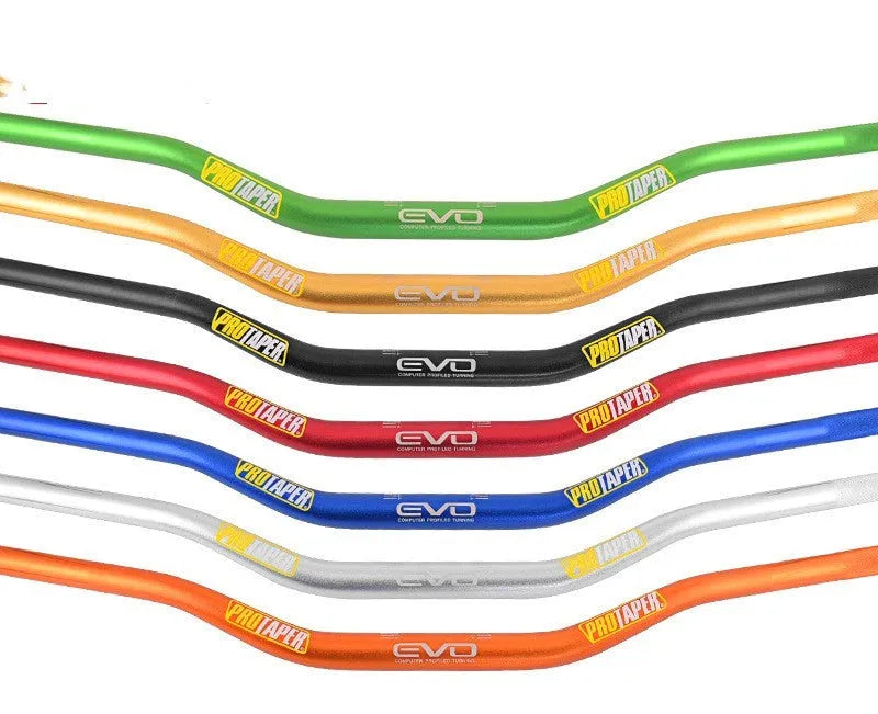 EVO orange scrambling motorcycle handlebar with 28mm aluminium alloy construction and 80cm width