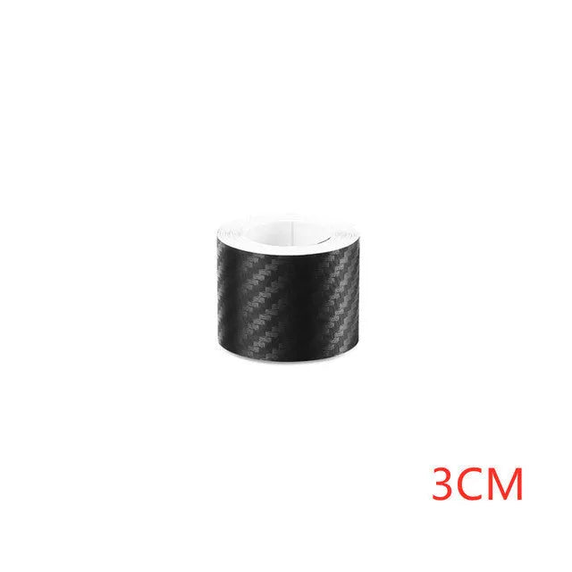 Matte carbon fibre roll for car door sill protection in various widths