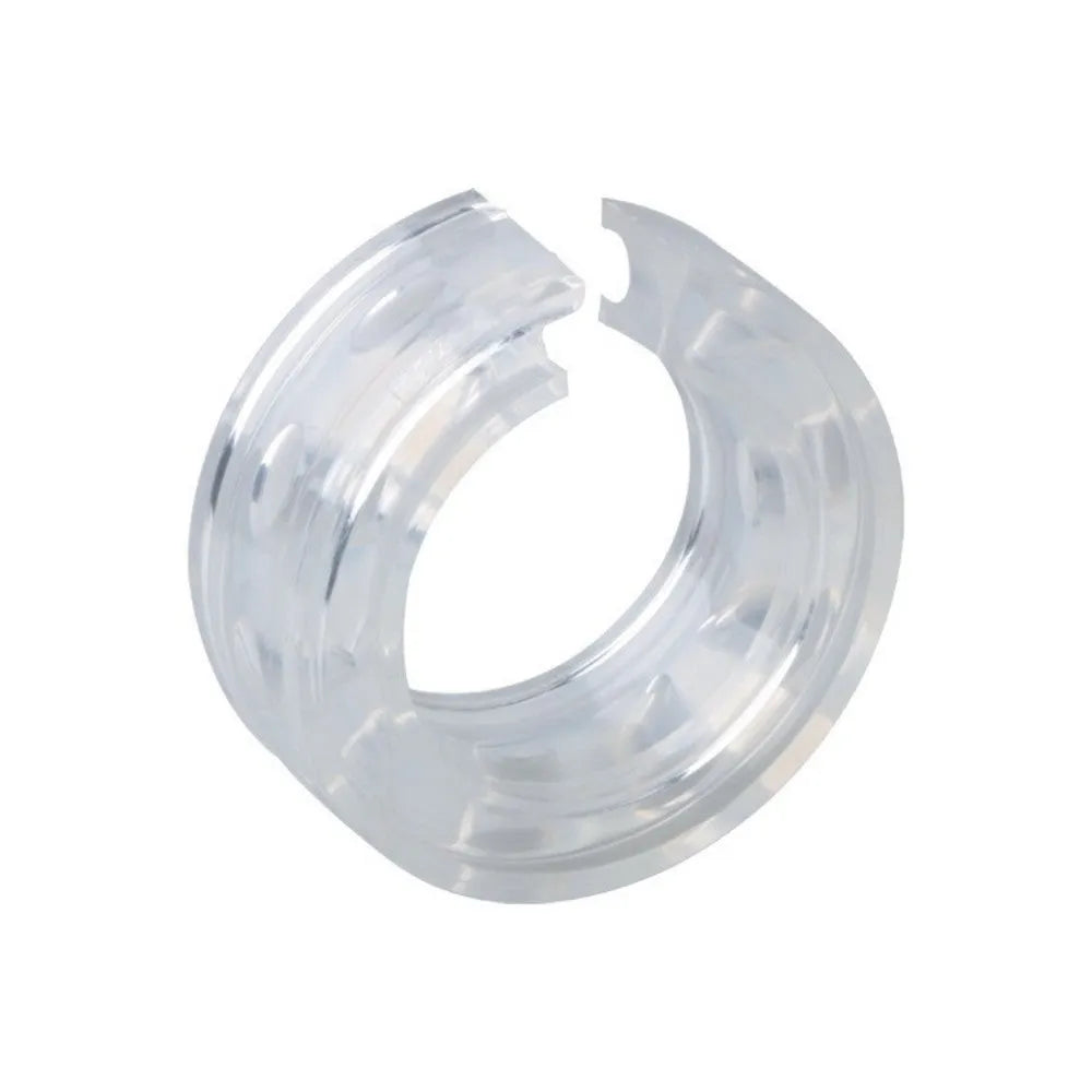 Transparent rubber spring shock absorber buffer for car suspension modification