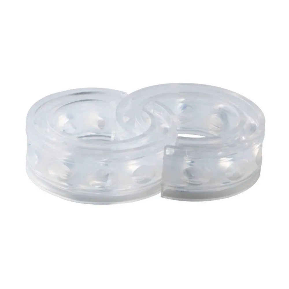 Transparent rubber spring shock absorber buffer for car suspension modification