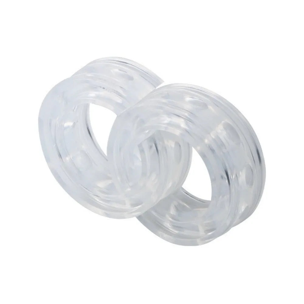 Transparent rubber spring shock absorber buffer for car suspension modification