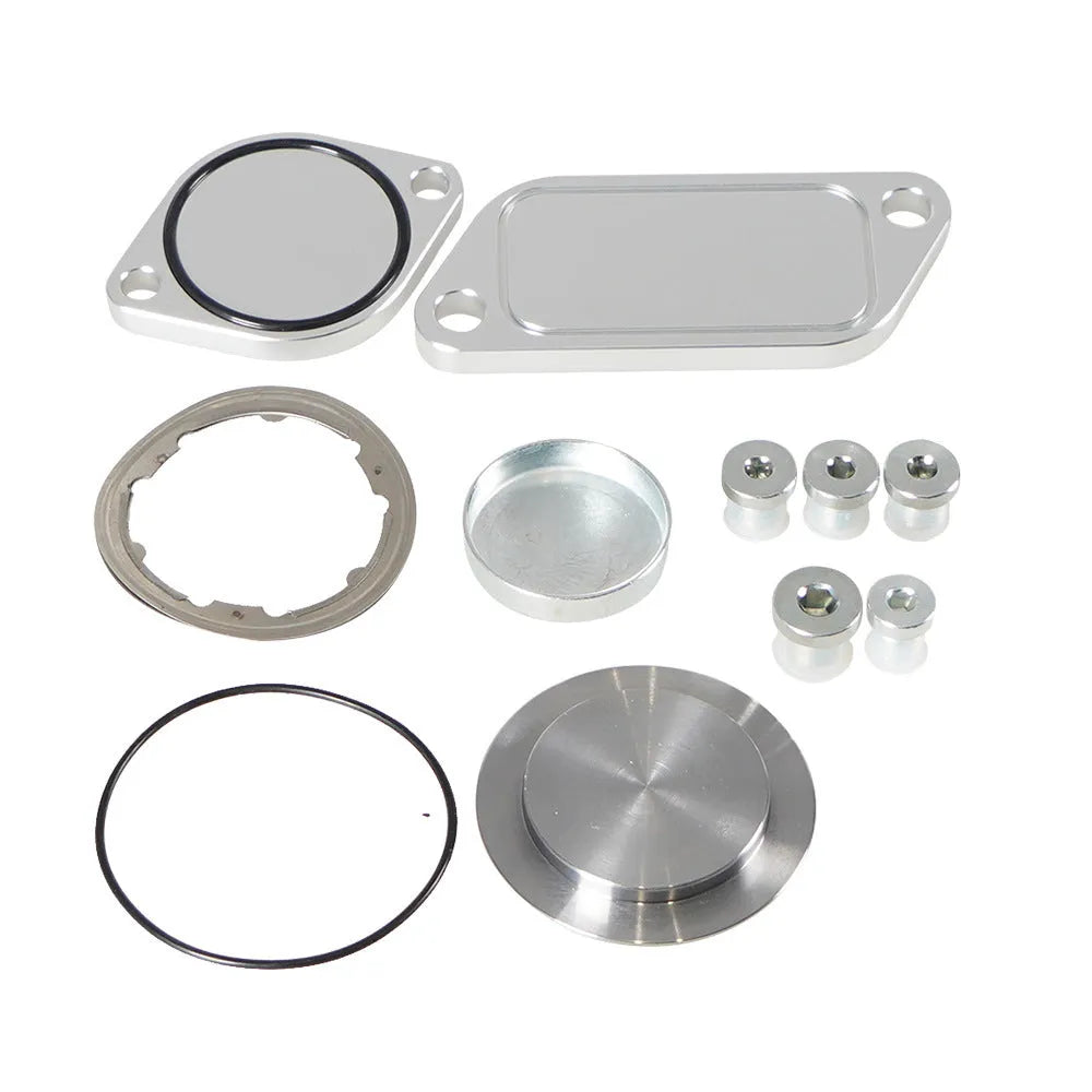 Silver aluminium alloy cooler exhaust gas recirculation EGR valve cover