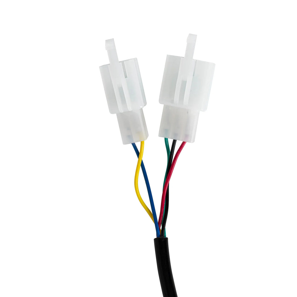 Electric scooter handlebar replacement grip in choice of colours with 5-core wiring connector visible.