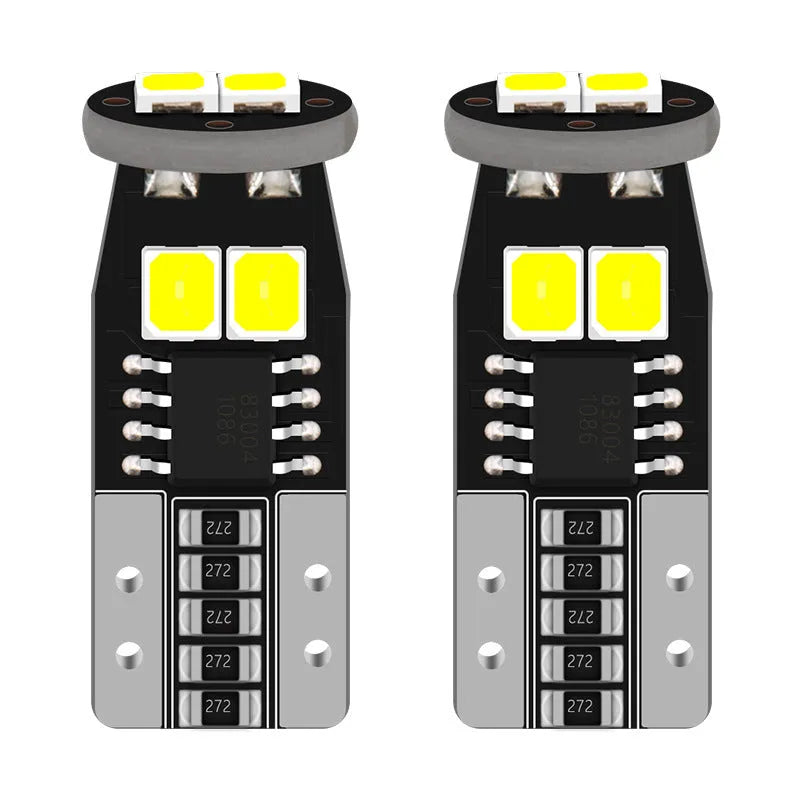 Small 10mm white car licence plate reading light for 12V vehicles.