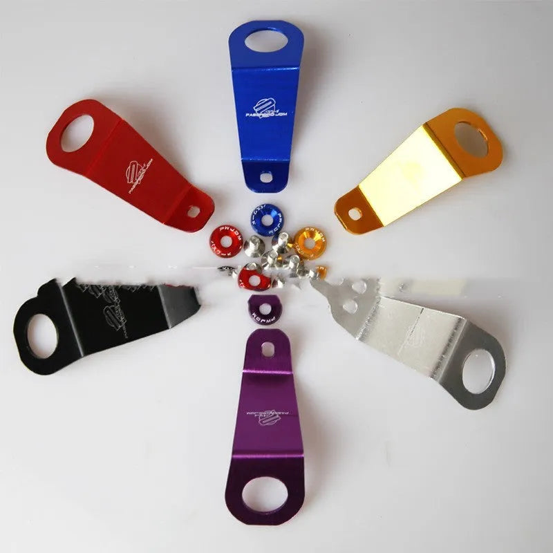 Aluminium alloy radiator bracket for Honda Civic EG water tank mounting in six colour options
