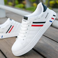 Sports shoes in black, grey and white colour options showing size range 39 to 44.