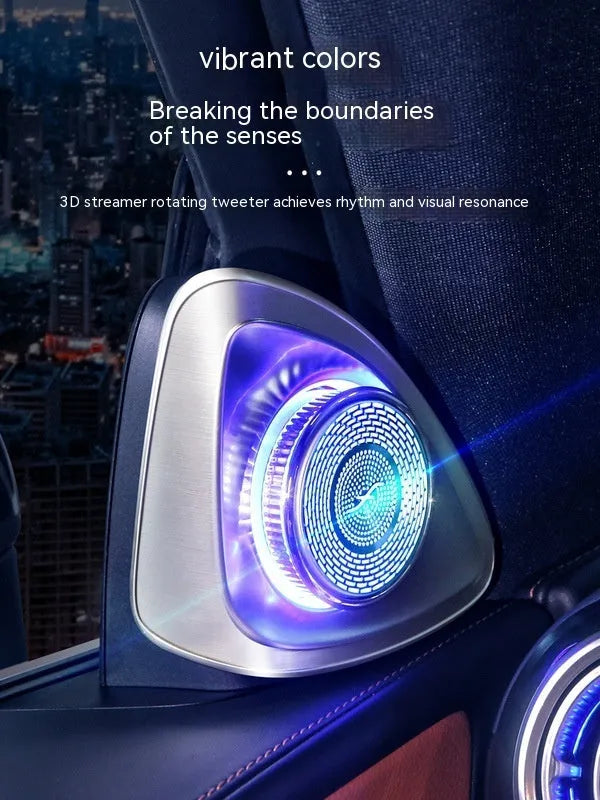 Burmester style rotating tweeter speaker for 2023 Mercedes-Benz GLC, 23 cm diameter